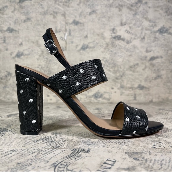 Banana Republic Straw Block Heel Sandal - Picture 1 of 12